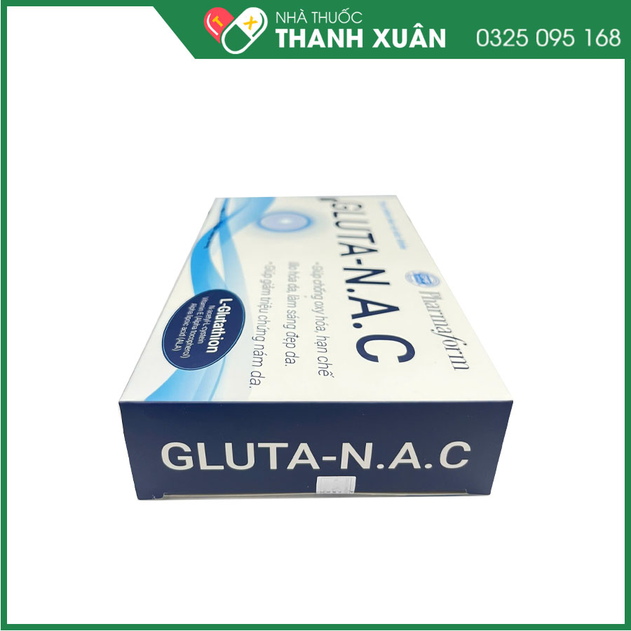 Viên uống GLUTA-N.A.C hỗ trợ chống lão hóa, sáng đẹp da